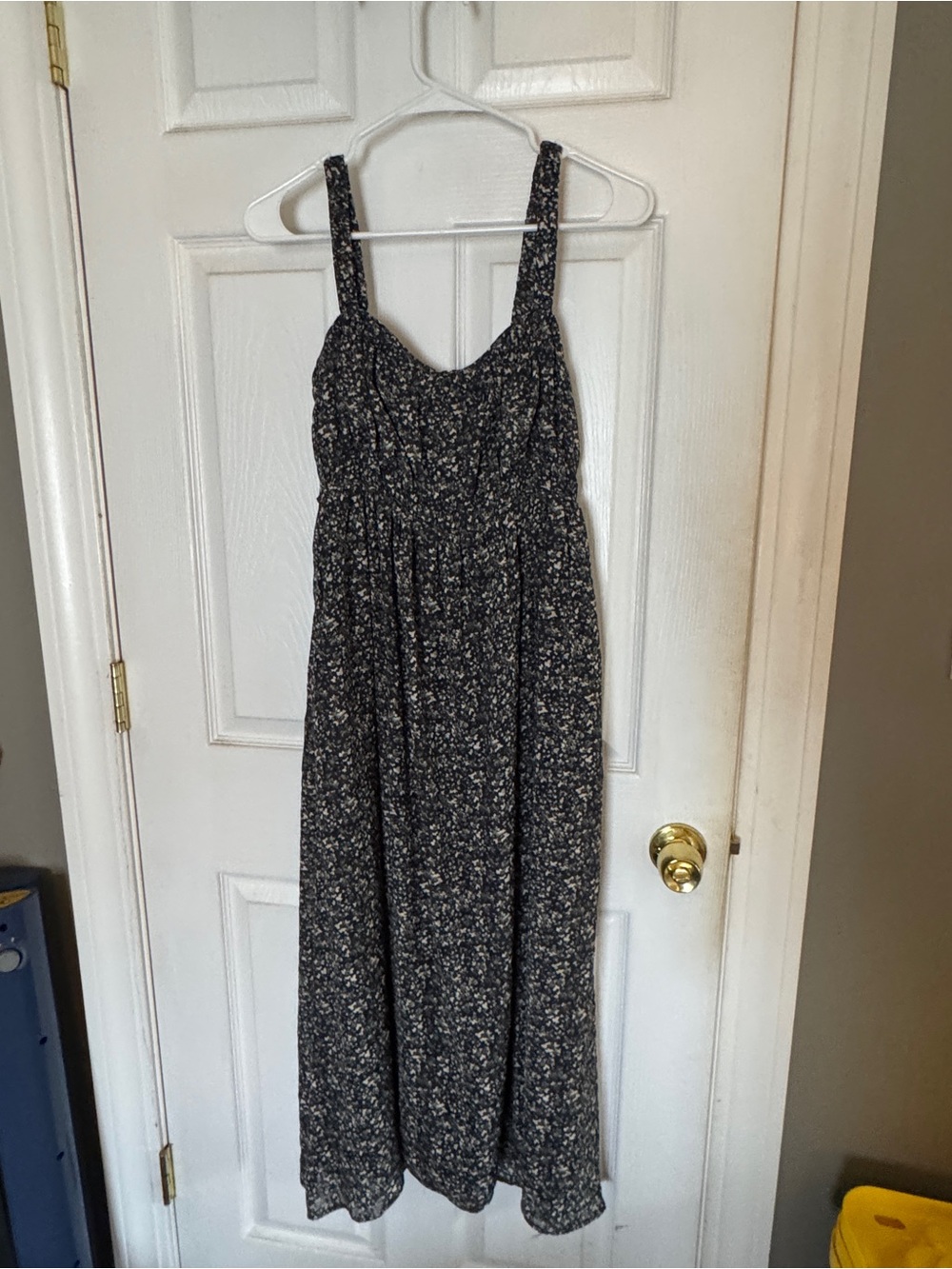 Dark green Floral Maxi Dress